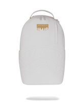 GOLD BRICK LUXE WHITE BACKPACK